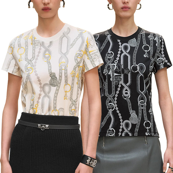 HERMES / エルメス パルフロワ リミックス プリント Tシャツ H5H4628DS9034 h5h4628ds9034