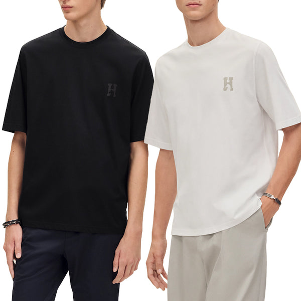 HERMES / エルメス Tシャツ ミニ レザー パッチ アッシュヴァル H657800HA h657800ha