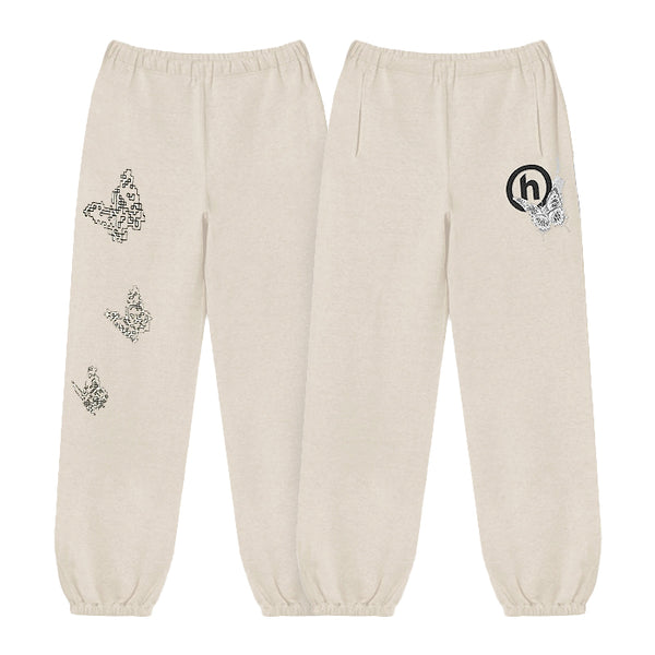 HIDDEN NY × NEEDLES / ヒドゥン ニューヨーク × ニードルズ スウェット パンツ hlogopixelbutpt