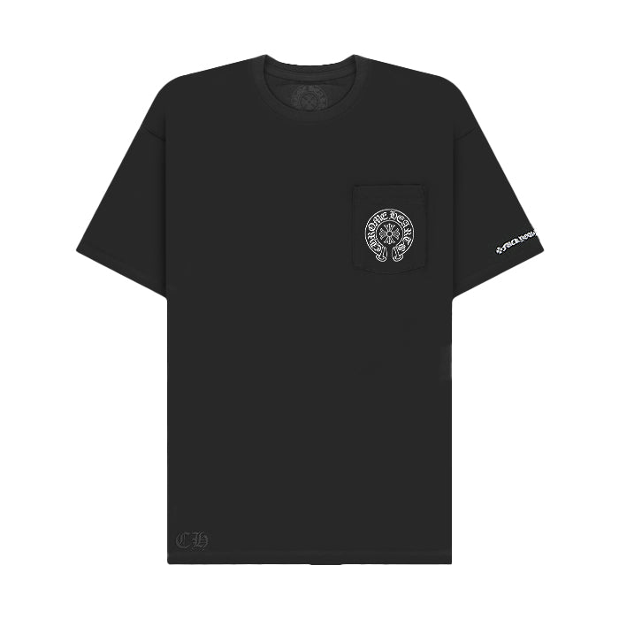 【Chrome Hearts】ホースシュー Tシャツ / 正規品保証 CHROME HEARTS / クロムハーツ ホースシュー ロゴ ポケット Tシャツ