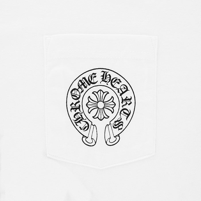 CHROME HEARTS / クロムハーツ ホースシュー ロゴ ポケット Tシャツ
