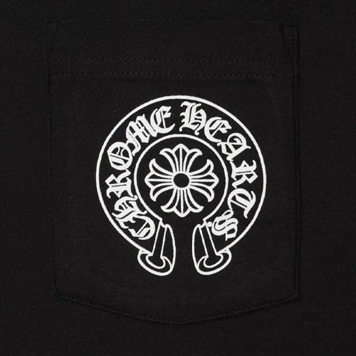 CHROME HEARTS / クロムハーツ シューホース ロゴ ポケット Tシャツ