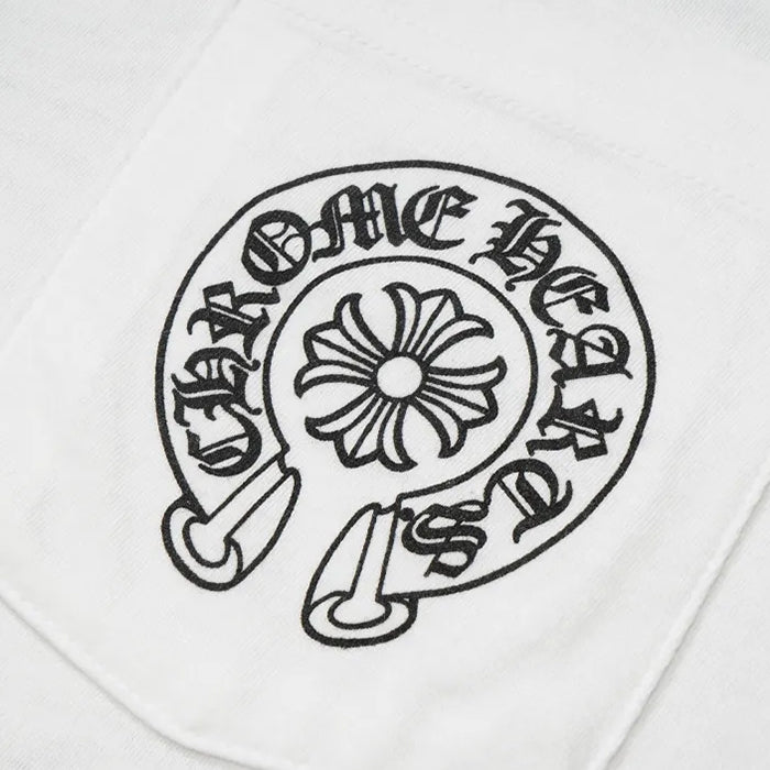 CHROME HEARTS / クロムハーツ シューホース ロゴ ポケット Tシャツ