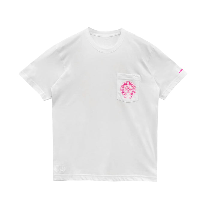 CHROME HEARTS / クロムハーツ CH ピンク シューホース Tシャツ
