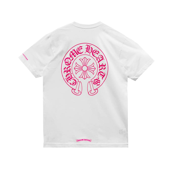 CHROME HEARTS / クロムハーツ CH ピンク シューホース Tシャツ