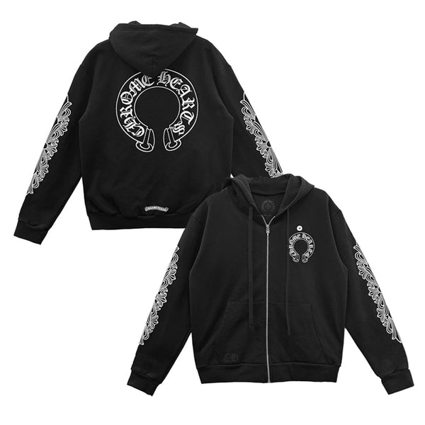 CHROME HEARTS / クロムハーツ シューホース ジップ アップ フーディー hsshzippk