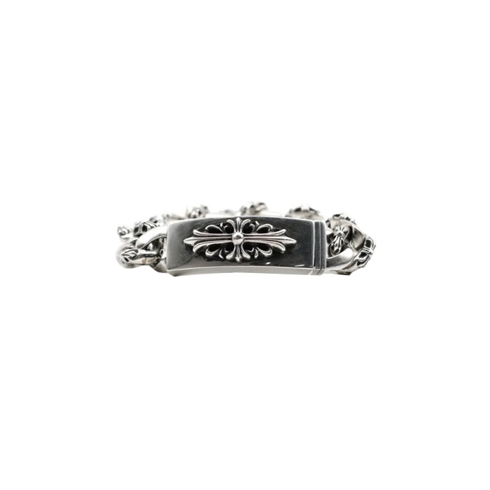 CHROME HEARTS / クロムハーツ フローラルクロス IDブレスレット