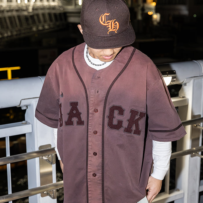 Cactus Jack Fragment Nike ベースボールシャツ L CACTUS JACK × FRAGMENT × NIKE / カクタスジャック × フラグメント