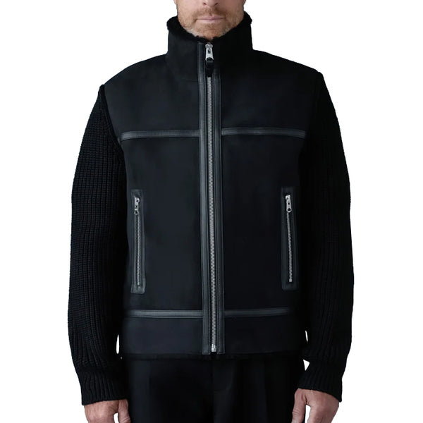 MACKAGE / マッカージュ ジョナサン ミックス メディア シアリング ジャケット jonathan