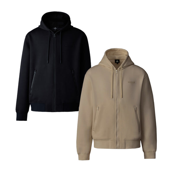 MACKAGE / マッカージュ クライストス ダブル フェイス ジャージー ジップアップ パーカー krystos