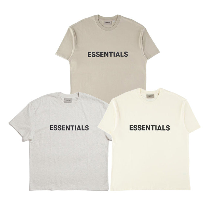ESSENTIALS / エッセンシャルズ 3D シリコン アップリケ ボクシー Tシャツ logoteeny