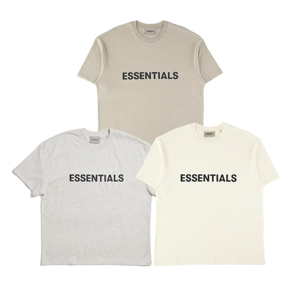 ESSENTIALS / エッセンシャルズ 3D シリコン アップリケ ボクシー Tシャツ logoteeny