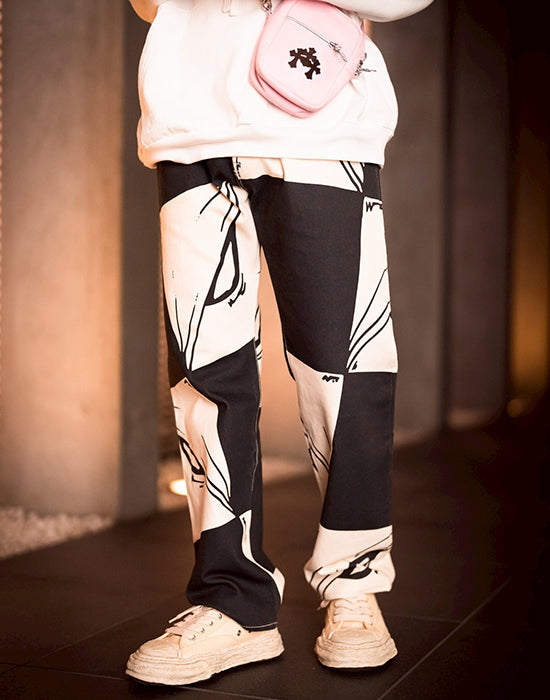 MATTY BOY / マッティボーイ NY エクスクルーシブ アンチ プロモ 99 アイズ デニム パンツ NY 限定 mb99eyesnylmt