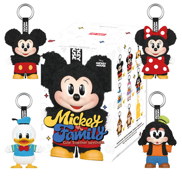 POP MART / ポップマート ディズニー ミッキー ファミリー キュート トゥギャザー シリーズ ぬいぐるみ キーチェーン mickeyf