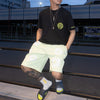 CHROME HEARTS / クロムハーツ ネオン イエロー シューホース Tシャツ neonyellowhore
