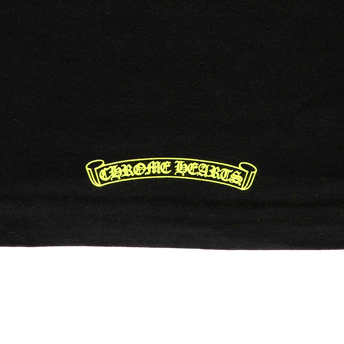 CHROME HEARTS / クロムハーツ ネオン イエロー シューホース Tシャツ neonyellowhore