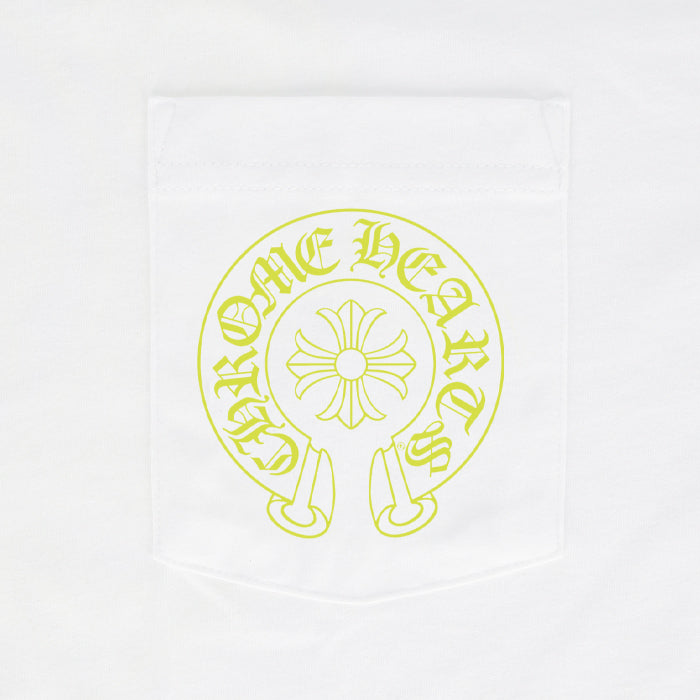 CHROME HEARTS / クロムハーツ ネオン イエロー シューホース Tシャツ neonyellowhore