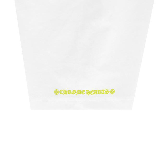 CHROME HEARTS / クロムハーツ ネオン イエロー シューホース Tシャツ neonyellowhore
