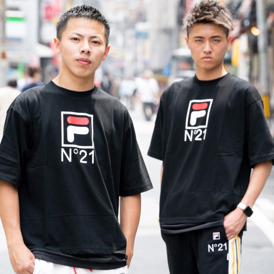 N°21×FILA / ヌメロヴェントゥーノ×フィラ Tシャツ ユニセックス 00120s12c100