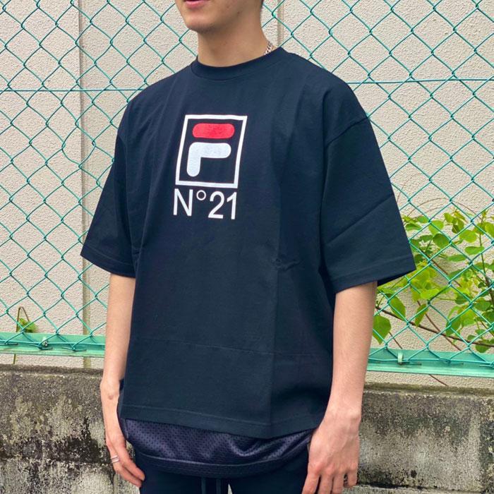 N°21×FILA / ヌメロヴェントゥーノ×フィラ Tシャツ ユニセックス 00120s12c100