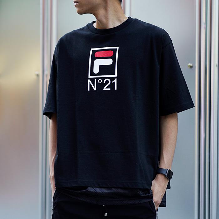 N°21×FILA / ヌメロヴェントゥーノ×フィラ Tシャツ ユニセックス 00120s12c100