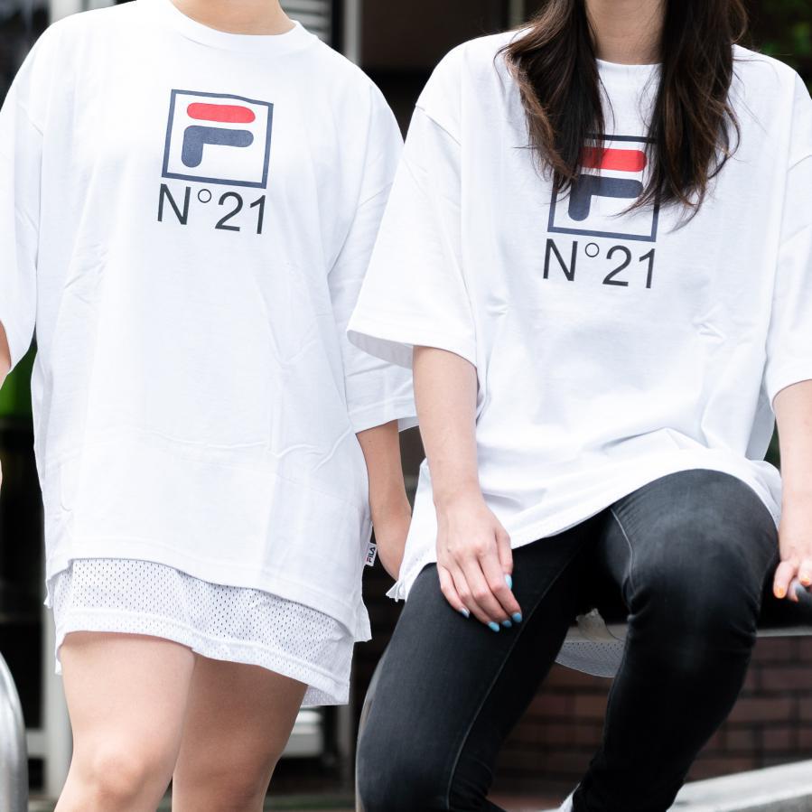 N°21×FILA / ヌメロヴェントゥーノ×フィラ Tシャツ ユニセックス 00120s12c100