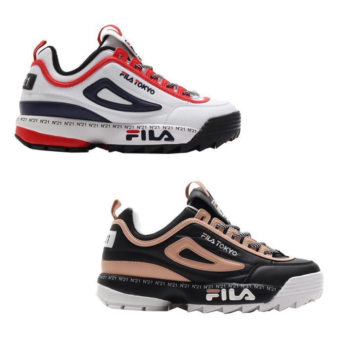 N°21×FILA / ヌメロヴェントゥーノ×フィラ スニーカー ユニセックス 00120sf542