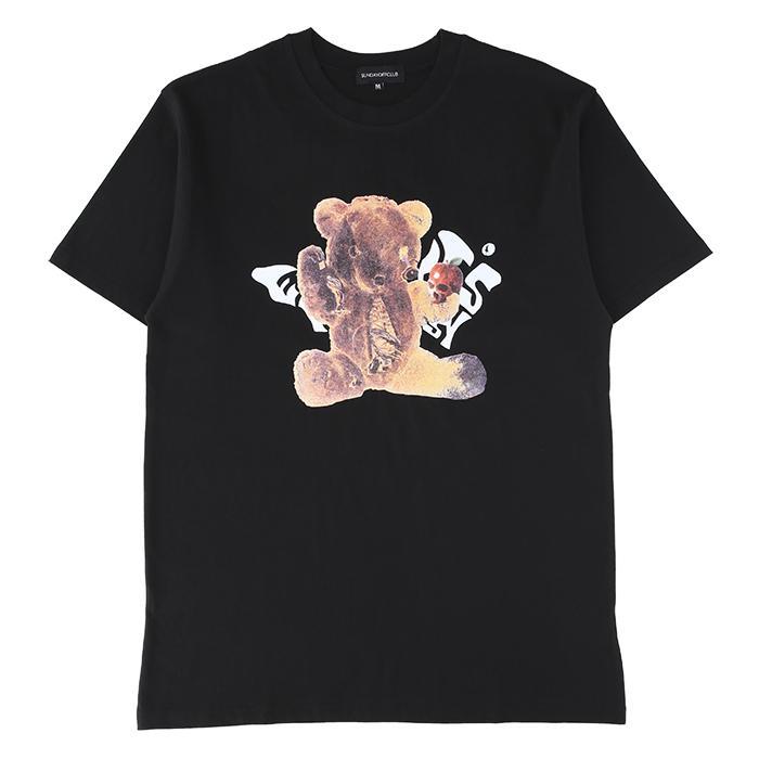 SUNDAY OFF CLUB/サンデーオフクラブ Tron Saddy Bear Artwork T-Shirt