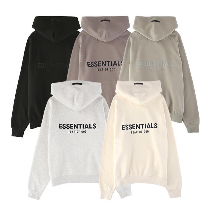 ESSENTIALS / エッセンシャルズ FOG バック シリコン ロゴ フーディー ユニセックス 長袖 backlogohood