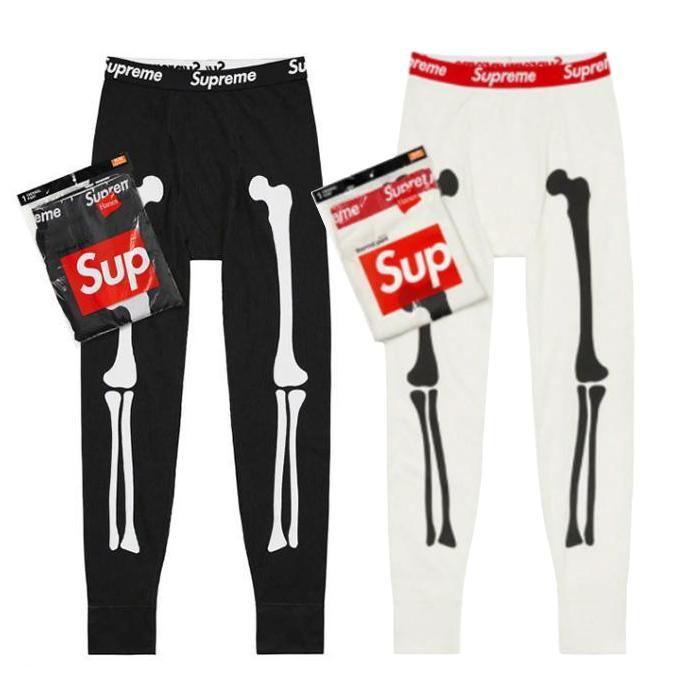 Supreme x Hanes / シュプリーム x ヘインズ ボーンサーマルパンツ 1枚入り fw21a27