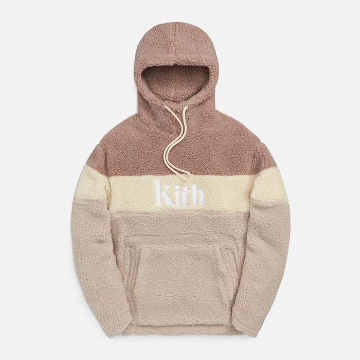 KITH / キス Sherpa ダブル ポケット フーディー khm030033