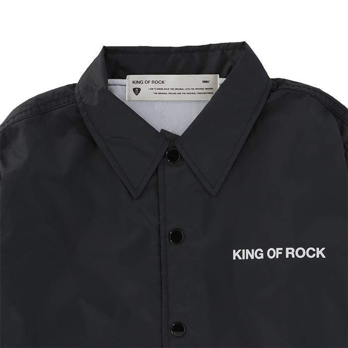 KING OF ROCK / キングオブロック ロゴ コーチ ジャケット メンズ korcoachjkt