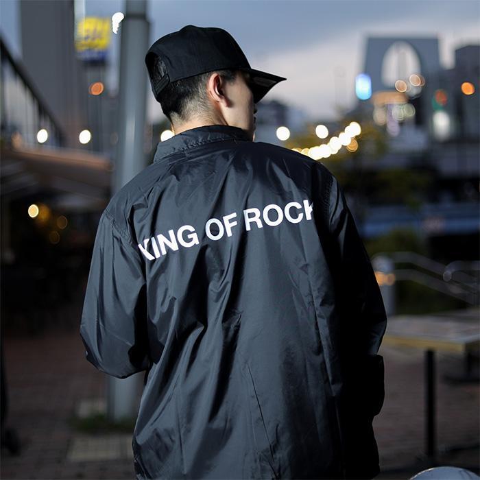 KING OF ROCK / キングオブロック ロゴ コーチ ジャケット メンズ korcoachjkt