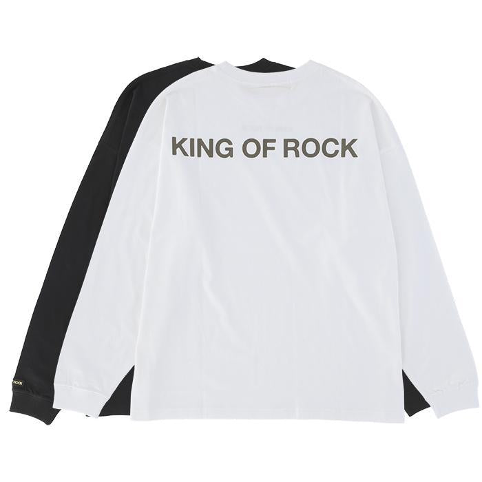 KING OF ROCK / キングオブロック ロゴ ロングスリーブ Tシャツ メンズ 長袖 korlogolstee