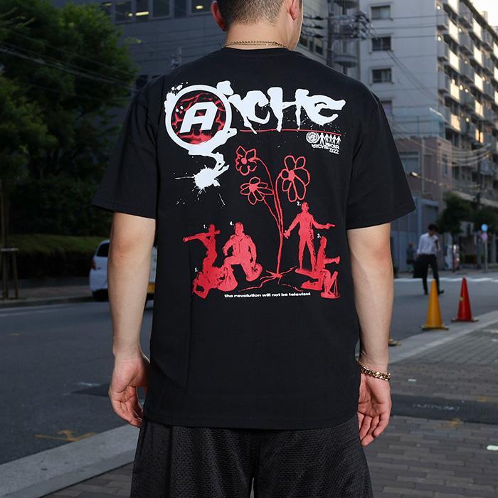 Aiche / アイチェ ウォー Tシャツ メンズ 半袖 201wartee