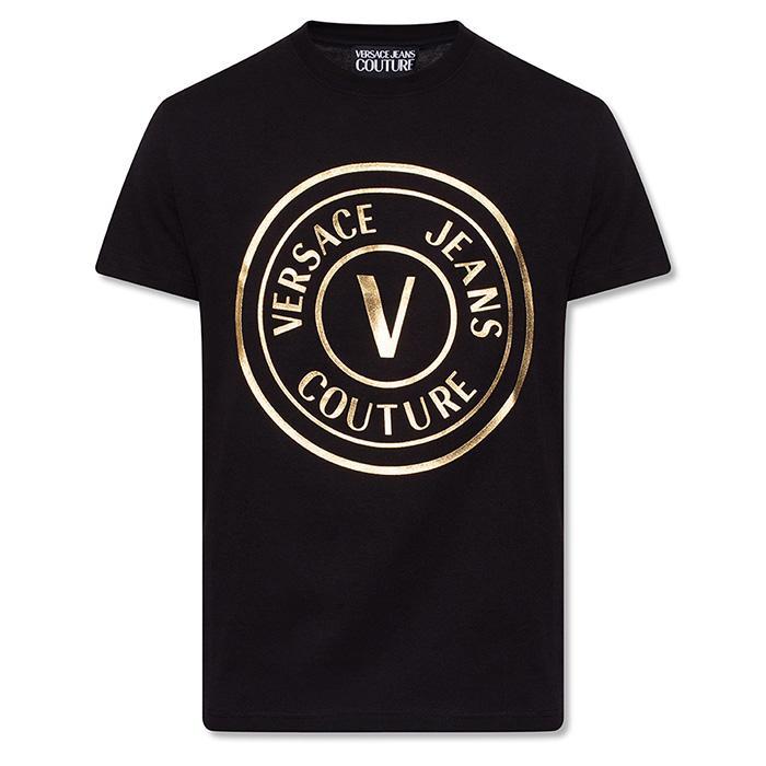 Versace Jeans Couture / ヴェルサーチ ジーンズ クチュール ロゴ クチュール Tシャツ メンズ 72GAHT05