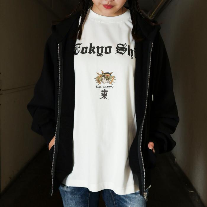 TOKYO SHIT / トウキョウシット エド ハーディー コラボ Tシャツ メンズ 半袖 301edhardyolden