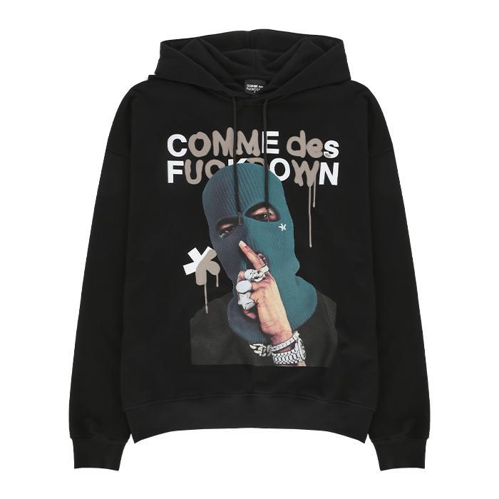 COMME des FUCKDOWN / コムデファックダウン トラッパー プリント フーディー CDFU2542 メンズ 長袖 302762324020