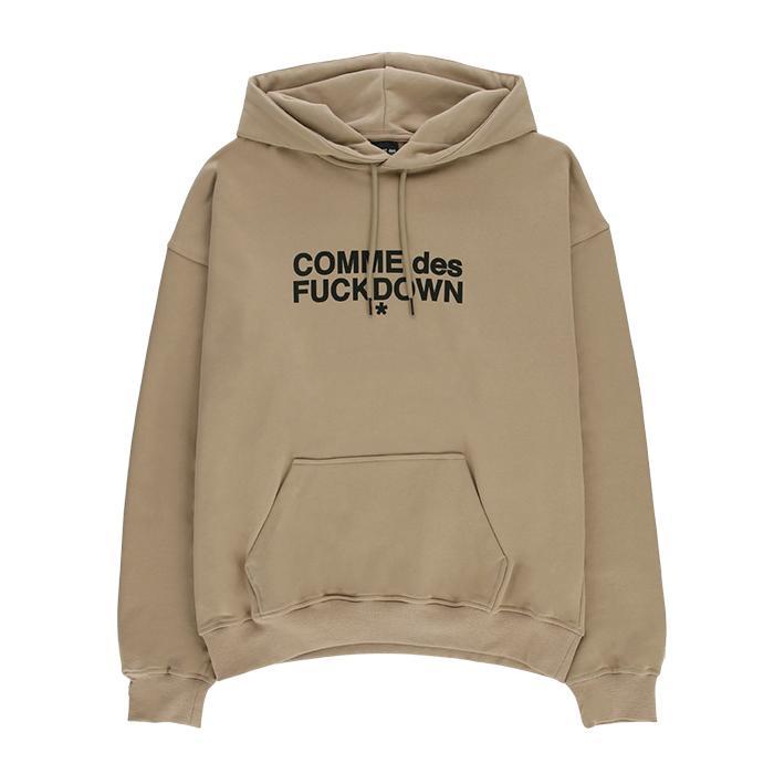 COMME des FUCKDOWN / コムデファックダウン ロゴ プリント フーディー CDFU2505