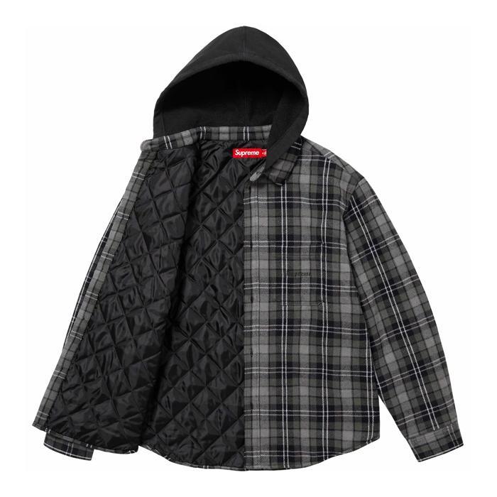 Supreme / シュプリーム タータン フランネル フーデッド シャツ 長袖 メンズ FW23S49