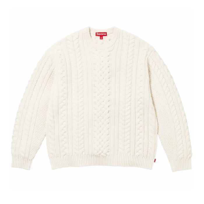 Supreme / シュプリーム アップリケ ケーブル ニット セーター 長袖 メンズ FW23SK19