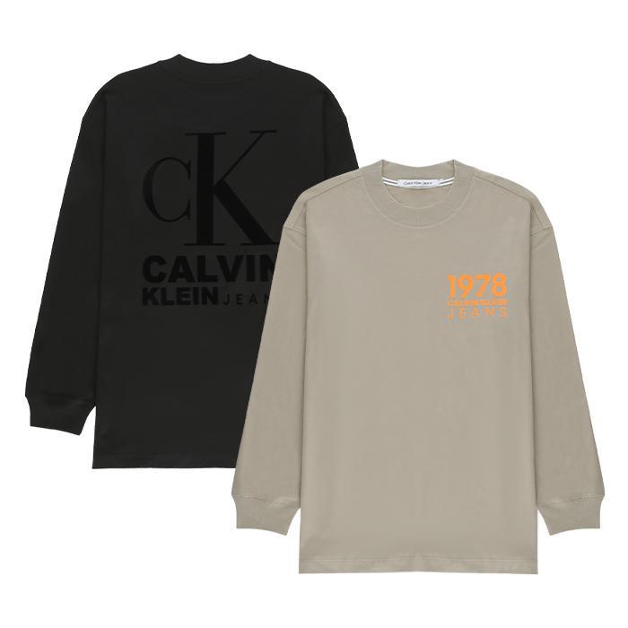 Calvin Klein Jeans / カルバンクラインジーンズ ボールド 78 バーシティ ロングスリーブ Tシャツ メンズ 長袖 J324494 302j324494