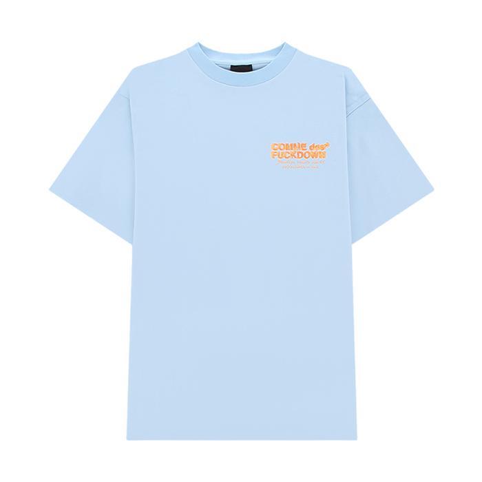 COMME des FUCKDOWN / コムデファックダウン カスタム ロゴ プリント Tシャツ メンズ 半袖