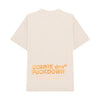 COMME des FUCKDOWN / コムデファックダウン カスタム ロゴ プリント Tシャツ メンズ 半袖