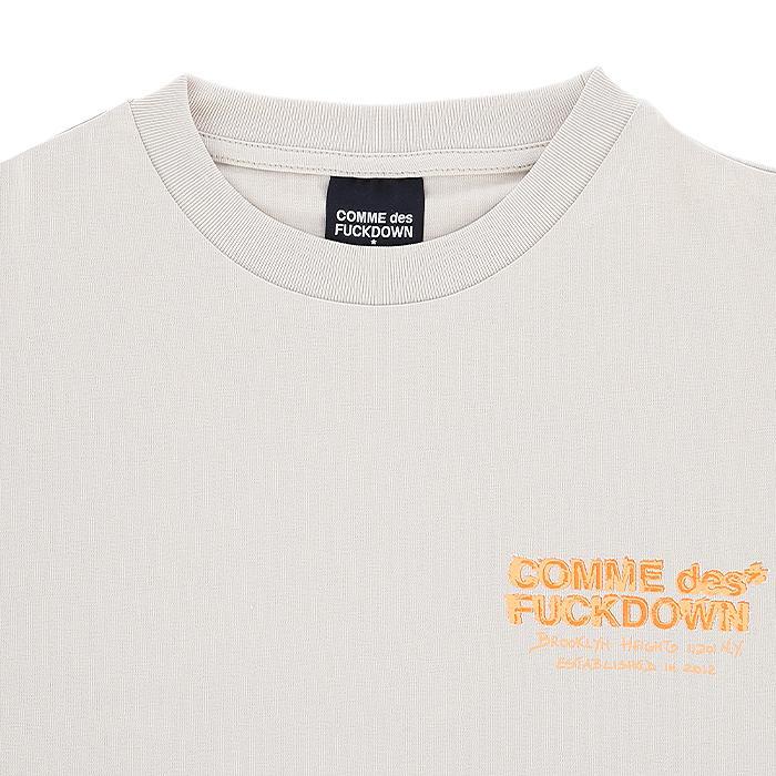 COMME des FUCKDOWN / コムデファックダウン カスタム ロゴ プリント Tシャツ メンズ 半袖