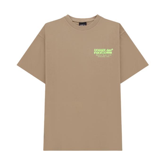 COMME des FUCKDOWN / コムデファックダウン カスタム ロゴ プリント Tシャツ メンズ 半袖