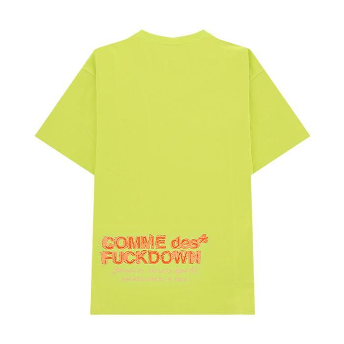 COMME des FUCKDOWN / コムデファックダウン カスタム ロゴ プリント Tシャツ メンズ 半袖