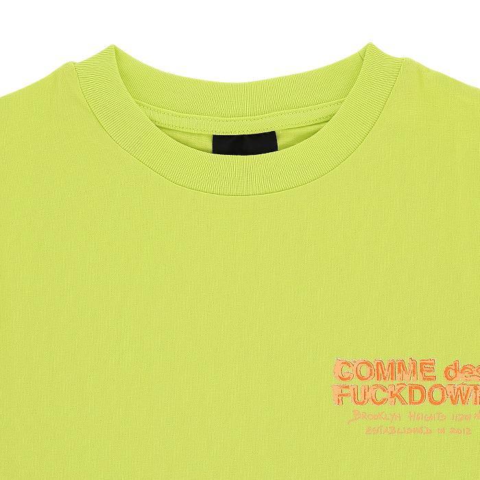 COMME des FUCKDOWN / コムデファックダウン カスタム ロゴ プリント Tシャツ メンズ 半袖