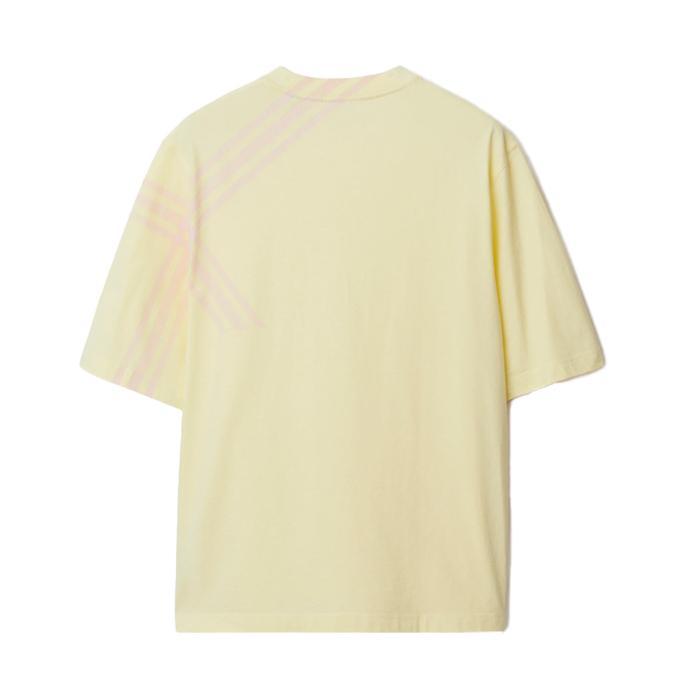 BURBERRY / バーバリー チェック スリーブ コットン Tシャツ シャーベット メンズ 半袖 80820531