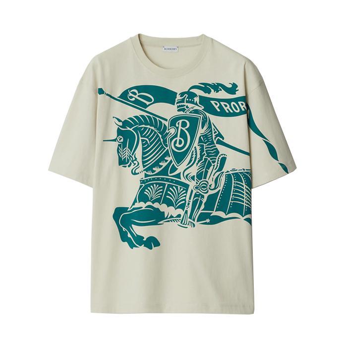 BURBERRY / バーバリー EKD ビッグ プリント コットン Tシャツ メンズ 半袖